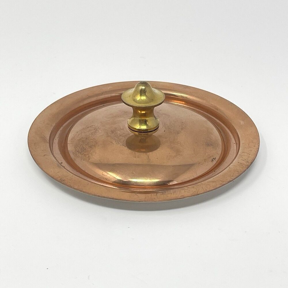 NEW Mauviel MINI Copper Brass LID ONLY Replacement For 3.5” Cocotte M’Heritage